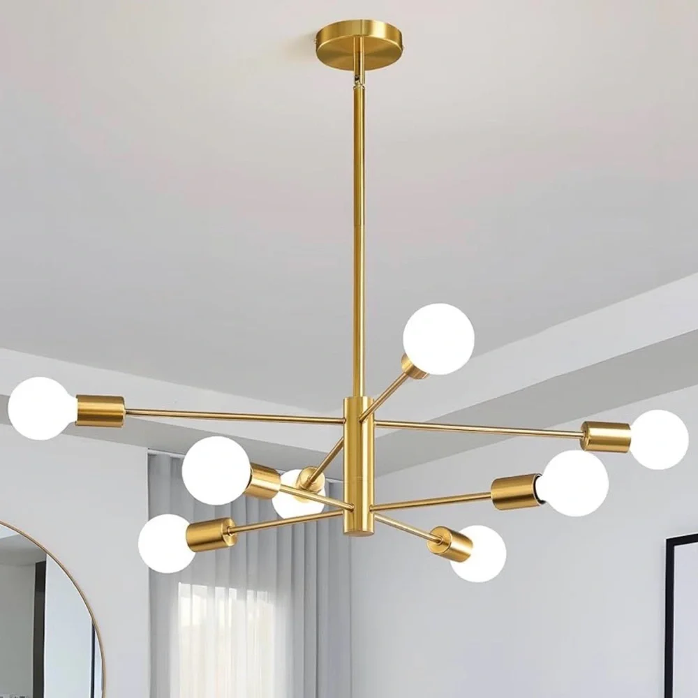 Modern Gold Chandelier